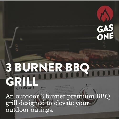 GasOne 3 Burner Gas Grill