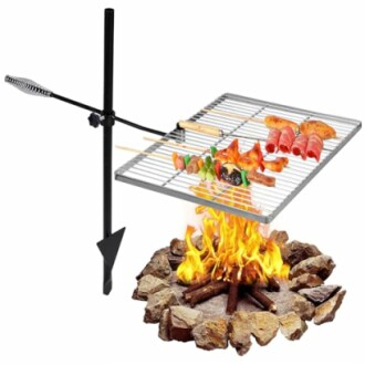 REDCAMP Swivel Campfire Grill