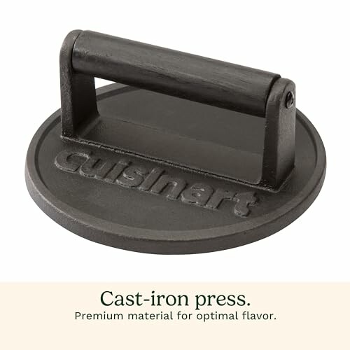 Cuisinart cast-iron press for cooking