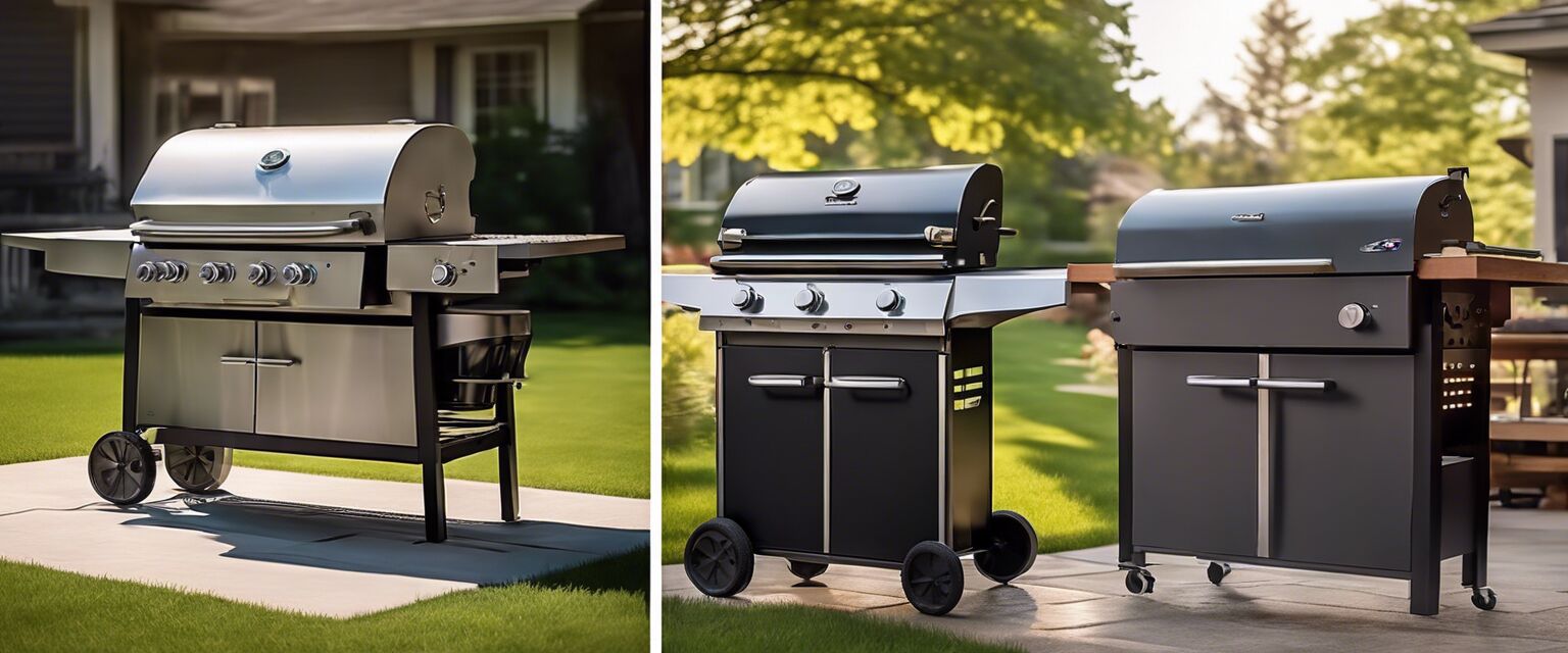 Charcoal Grill vs Gas Grill Image