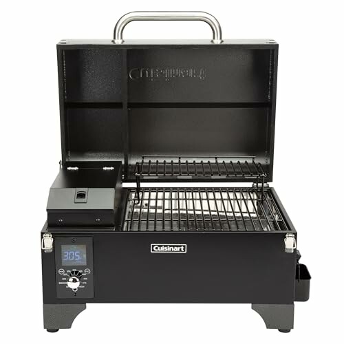 Cuisinart portable smoker grill with open lid