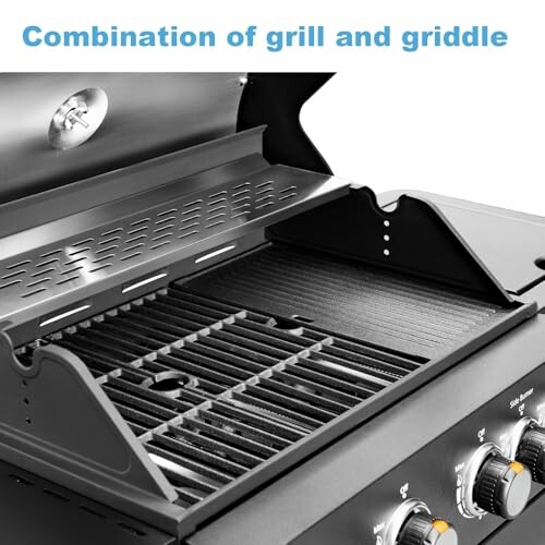 Combination grill and griddle appliance