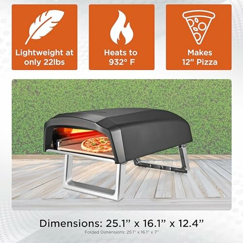 Commercial Chef Pizza Oven