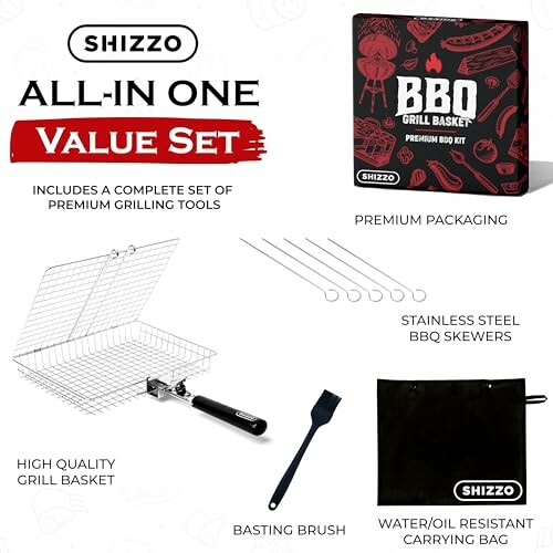 SHIZZO Grill Basket