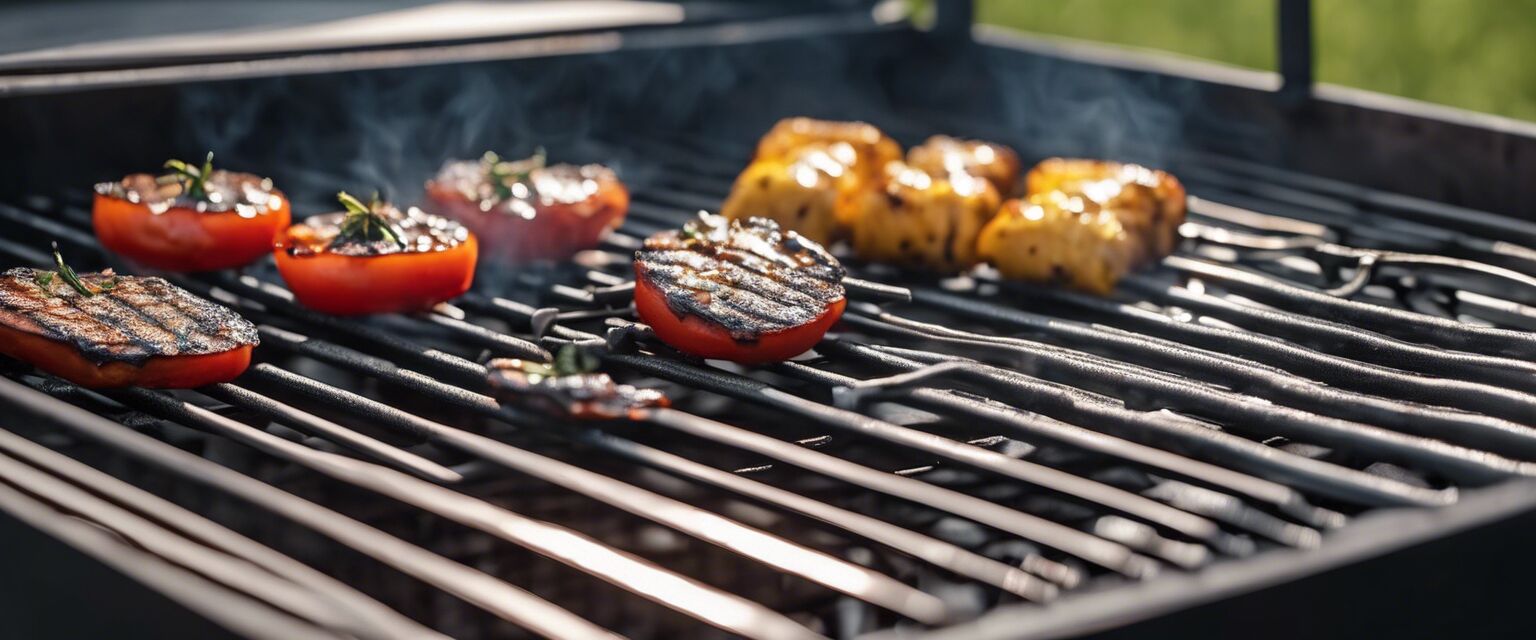 Swing grill temperature control