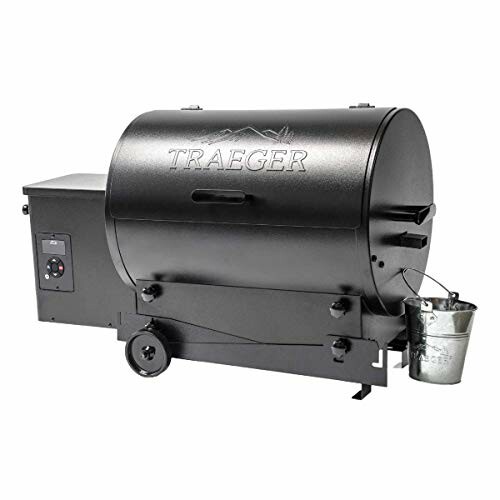 Traeger grill smoker with bucket attachment