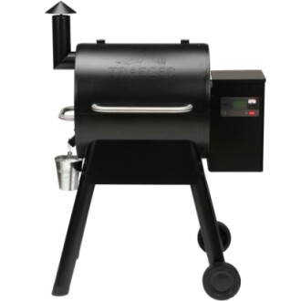 Traeger pellet grill with digital controls