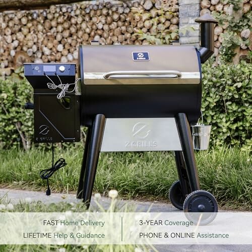 Z Grills pellet grill with fast home delivery and 3-year coverage